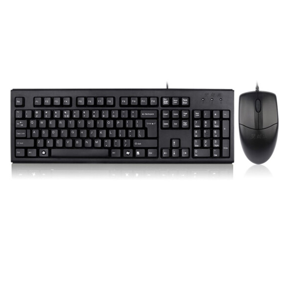 双飞燕 KK-5520N 有线键盘鼠标套装 外接键鼠防水 PS/2
